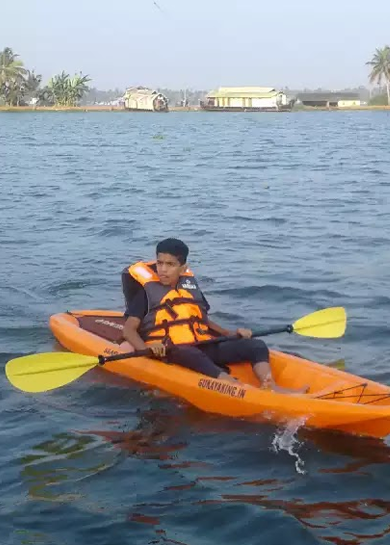 Kayaking in Alleppey